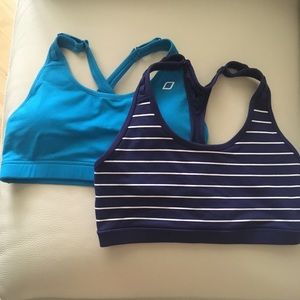 Lorna Jane workout bras with padding size M